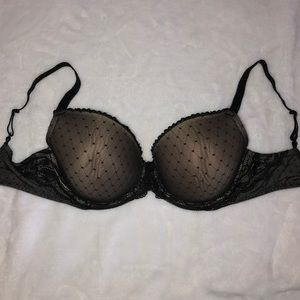 Black Lace Bra